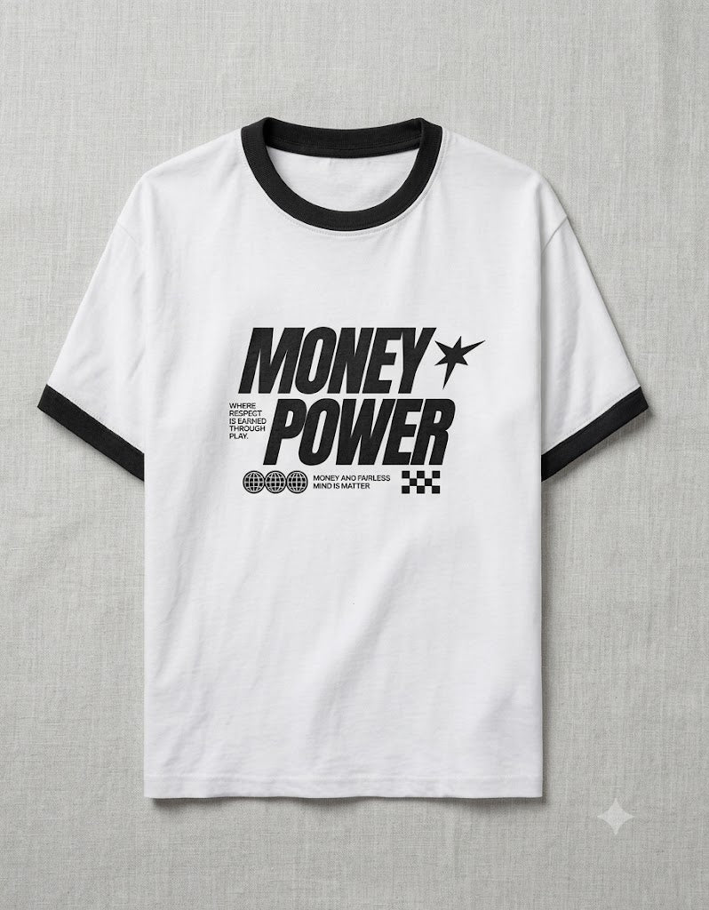 Money Power Unisex Ringer T-Shirt