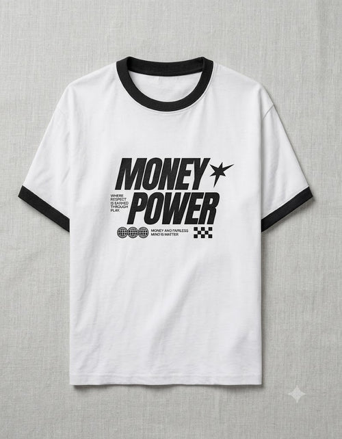 Money Power Unisex Ringer T-Shirt